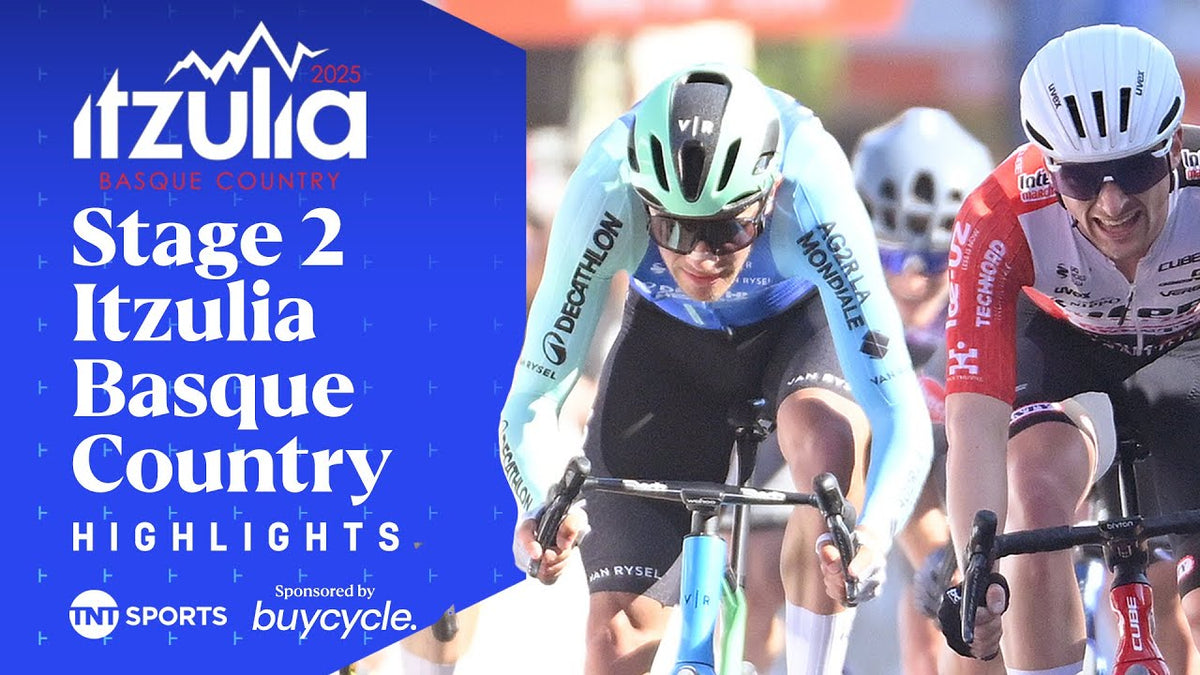 Itzulia Basque Country 2025, Stage 2: highlights (TNT Sports Cycling)