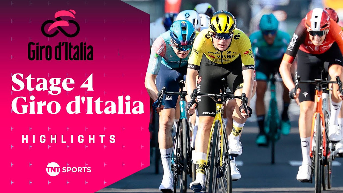 Giro d'Italia 2025, Stage 4: highlights (TNT Sports Cycling)
