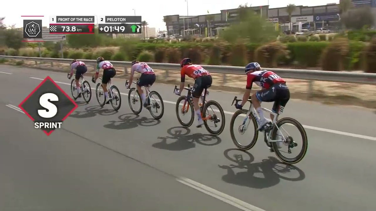 UAE Tour Women 2025, Stage 2: highlights (Giro d'Italia)