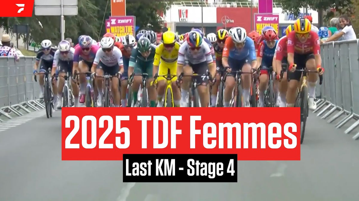 Tour de France Femmes 2025, Stage 4: final km (FloBikes)