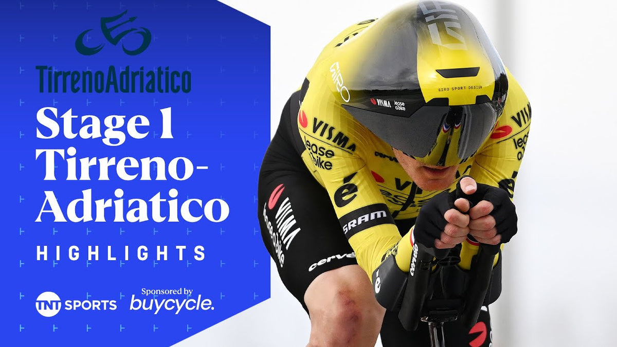 Tirreno-Adriatico 2025, Stage 1: highlights (TNT Sports Cycling)