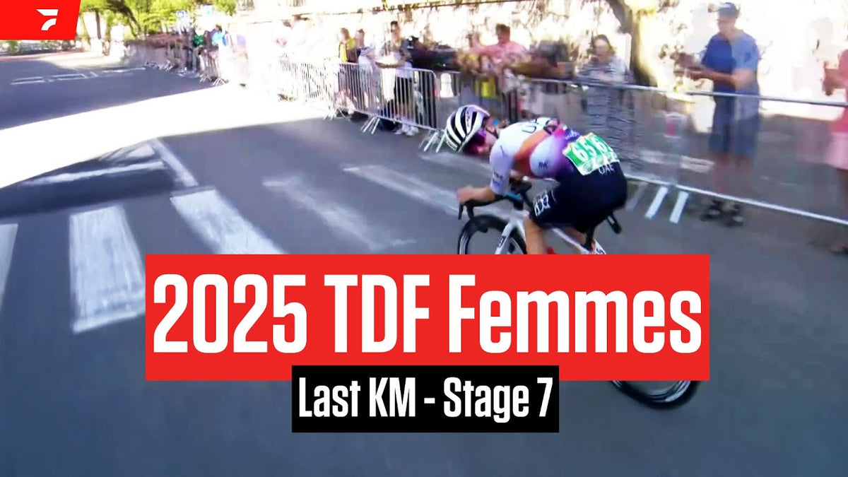 Tour de France Femmes 2025, Stage 7: final km (FloBikes)