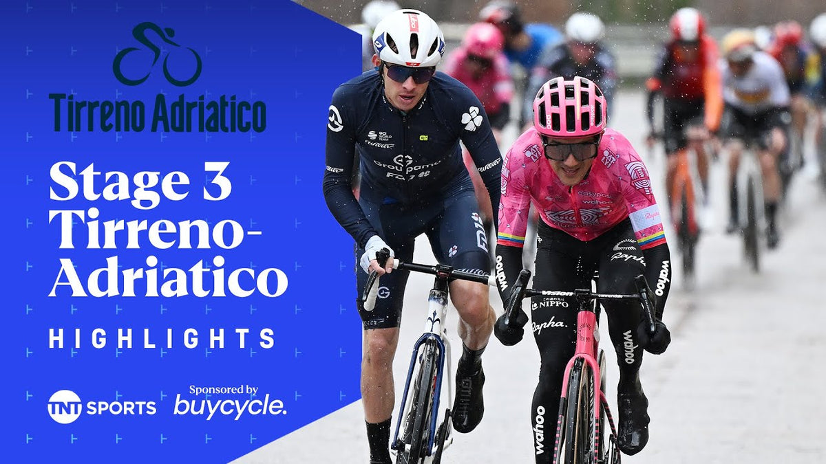 Tirreno-Adriatico 2025, Stage 3: highlights (TNT Sports Cycling)