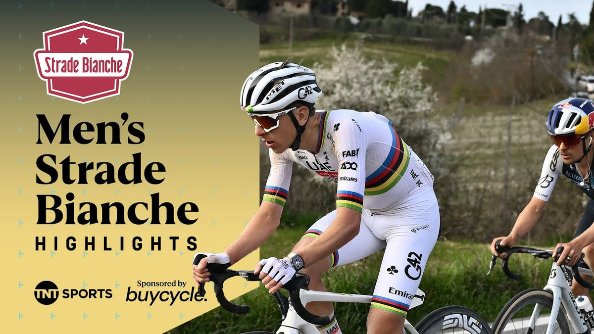Strade Bianche 2025: highlights (TNT Sports Cycling)