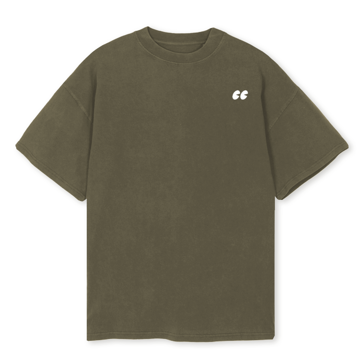 Eyes Front Circle Back Oversized Tee