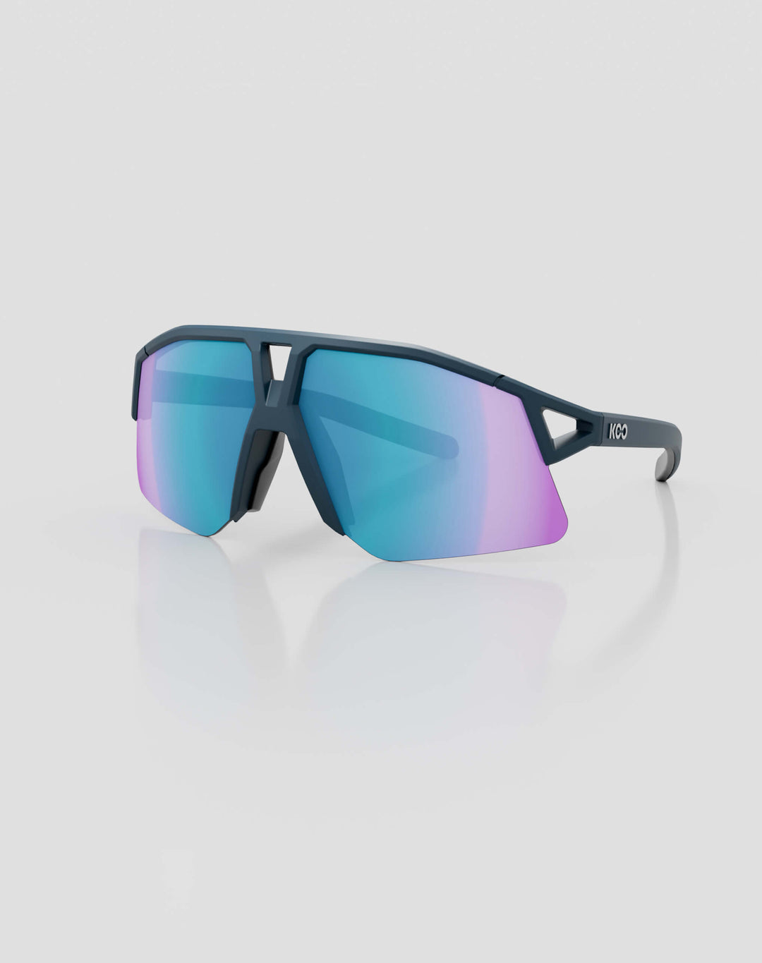 Koo Hype in Dark Blue Matt / Turquoise Mirror