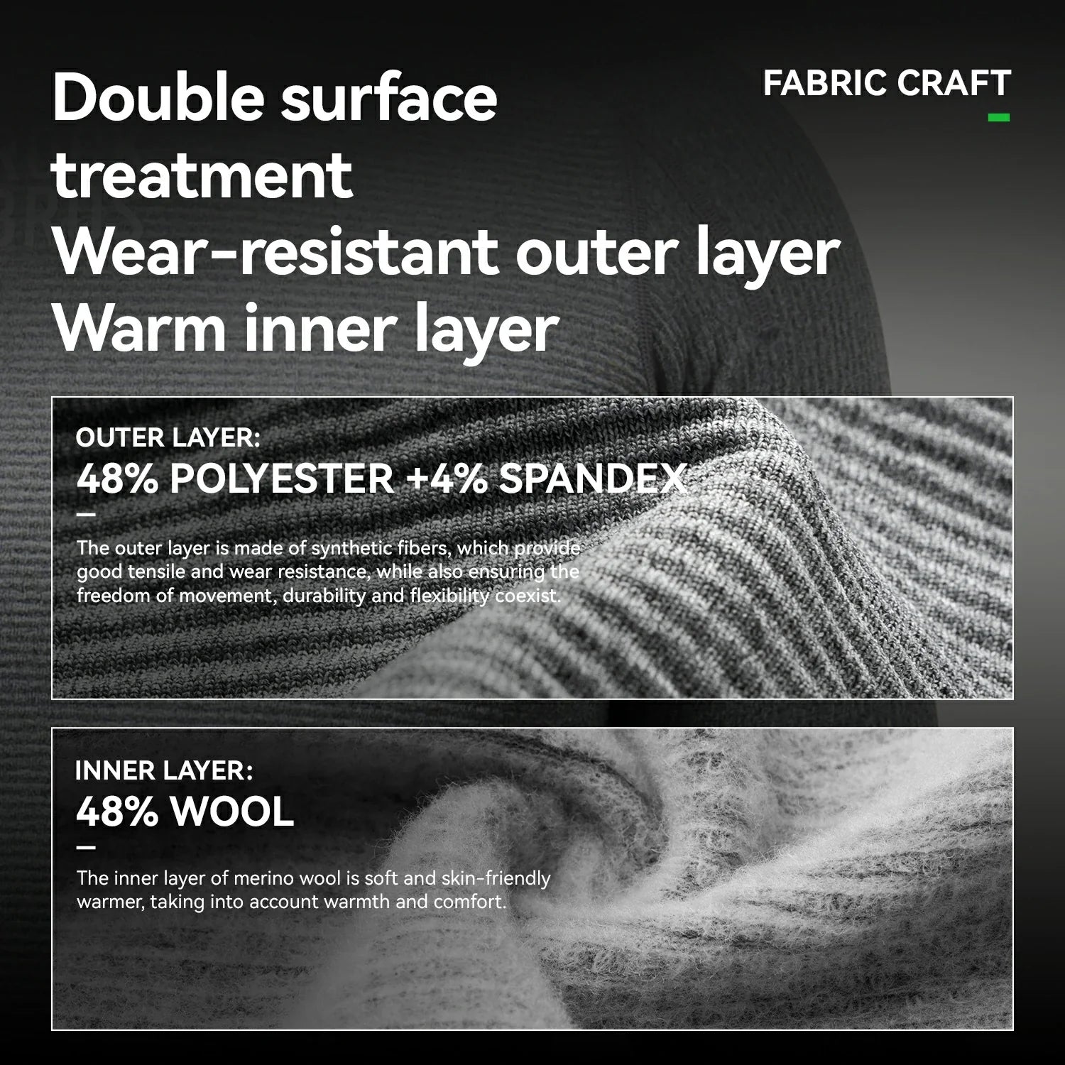 Men’s Cycling Base Layer Merino Wool