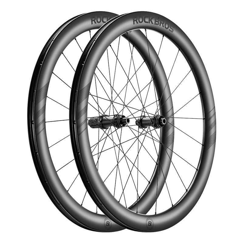 ROCKBROS Lightweight T700 Carbon Wheelset – Tubeless Ready Disc Brake