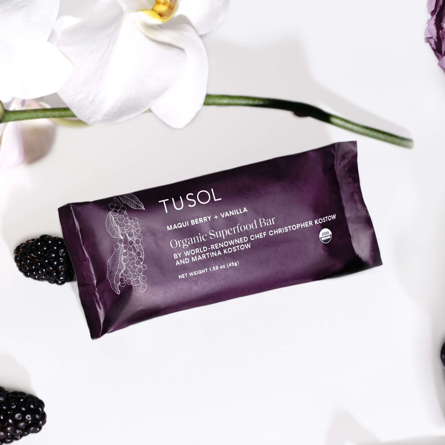 Organic Protein + Superfood Bars (24 Pack Assorted) by TUSOL Wellness