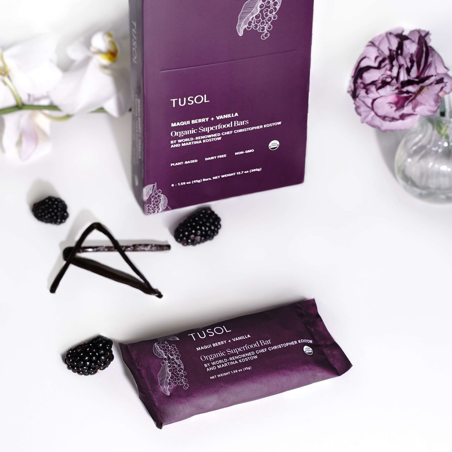 TUSOL x Fringe: Organic Protein + Superfood Bars (24 Pack Assorted) by TUSOL Wellness