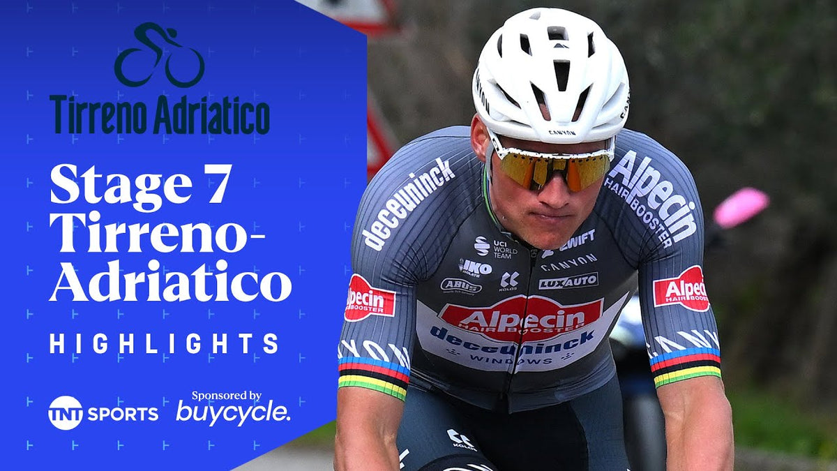Tirreno-Adriatico 2025, Stage 7: highlights (TNT Sports Cycling)