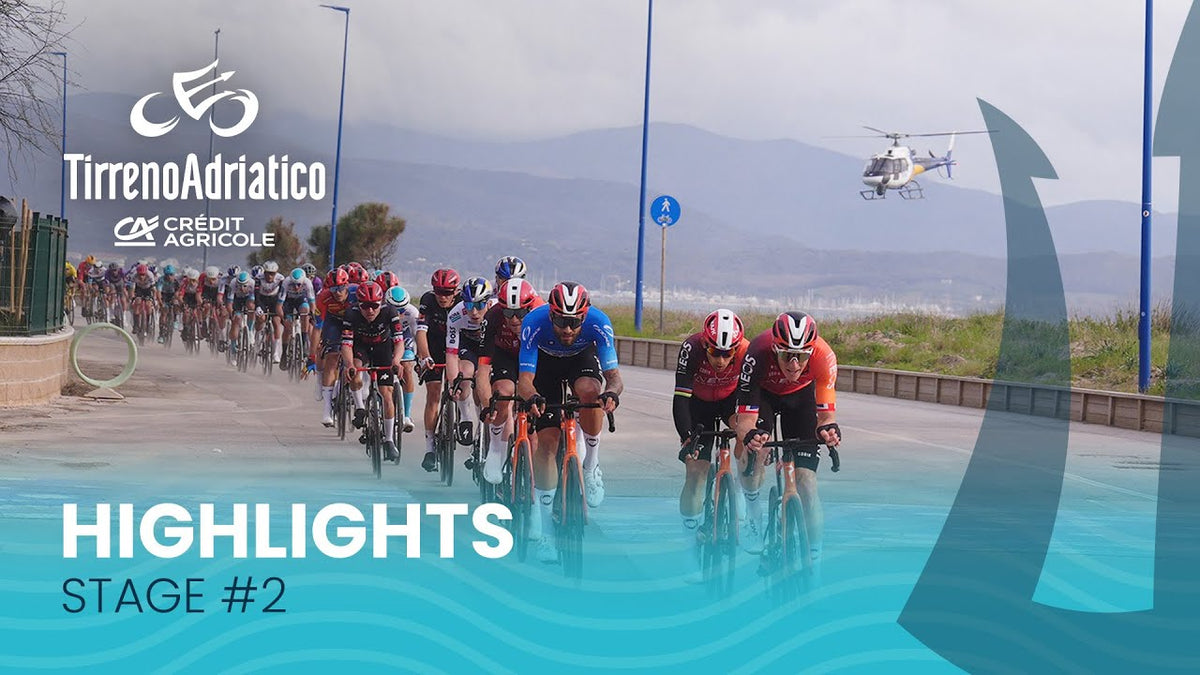 Tirreno-Adriatico 2025, Stage 2: highlights (Giro d'Italia)