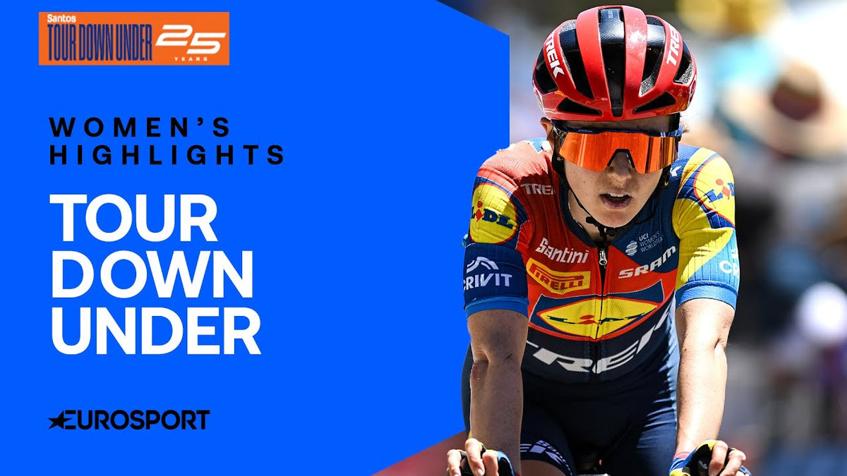 Women's Tour Down Under 2025, Stage 2: highlights (TNT Sports Cycling)
