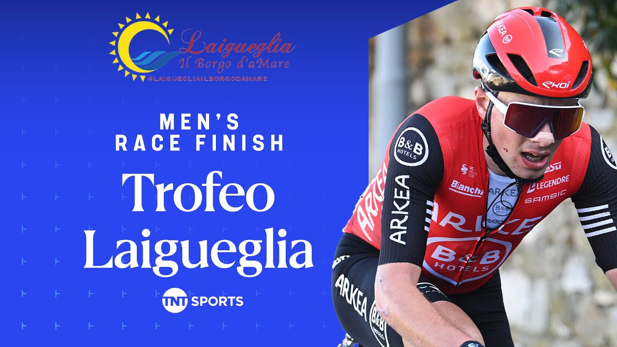Trofeo Laigueglia 2025: final km (TNT Sports Cycling)