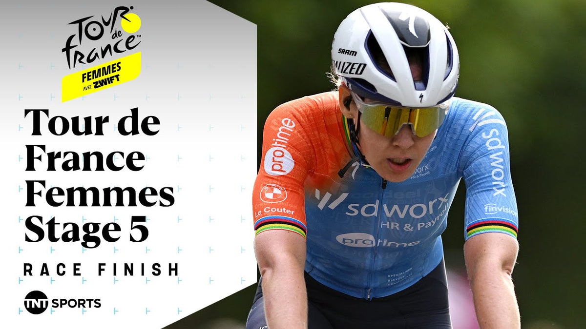 Tour de France Femmes 2025, Stage 5: final km (TNT Sports Cycling)