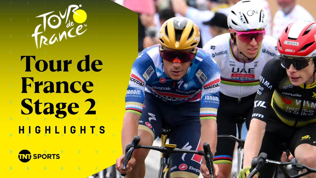 Tour de France 2025, Stage 2: highlights (TNT Sports Cycling)