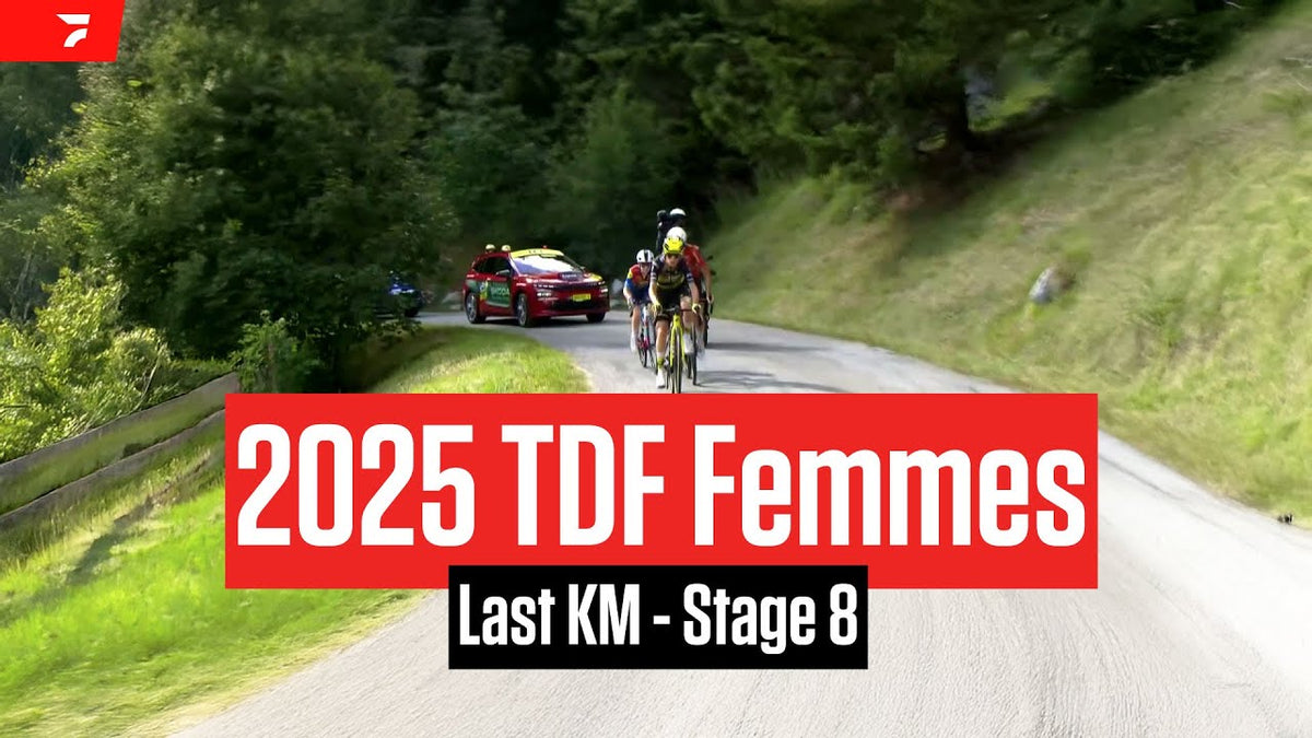 Tour de France Femmes 2025, Stage 8: final km (FloBikes)