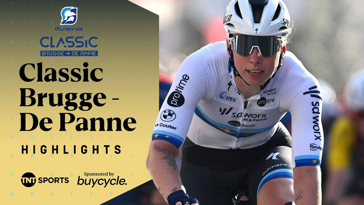 Classic Brugge-De Panne Women 2025: highlights (TNT Sports Cycling)