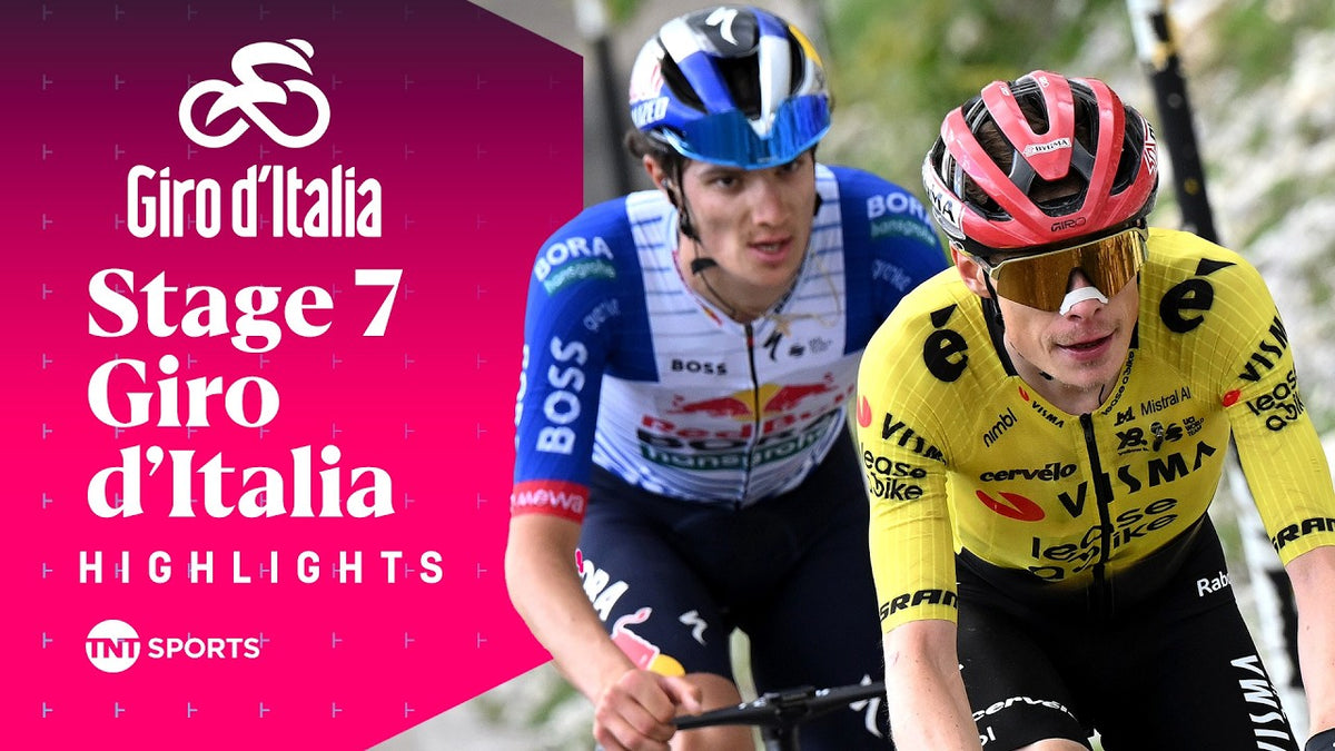 Giro d'Italia 2026, Stage 7: highlights (TNT Sports Cycling)