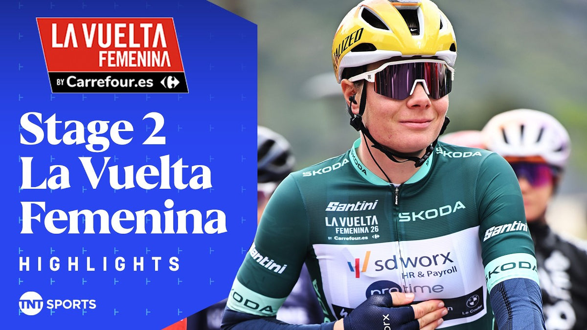 La Vuelta Femenina 2026, Stage 2: highlights (TNT Sports Cycling)