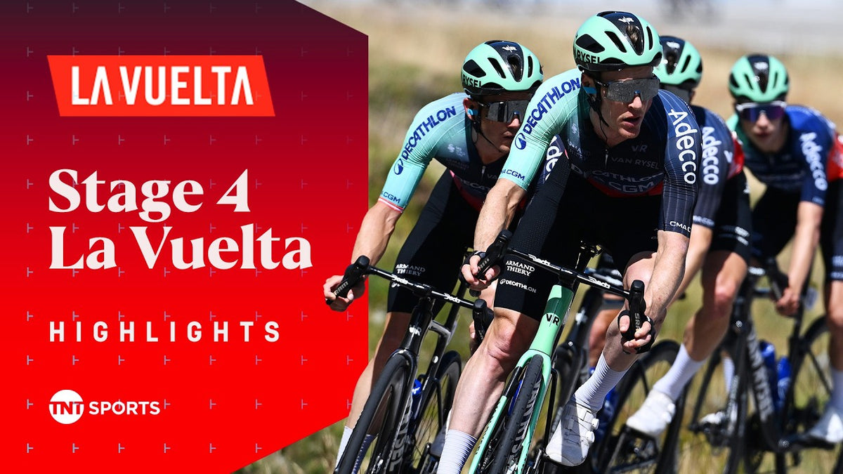 Vuelta a España 2026, Stage 4: highlights (TNT Sports Cycling)