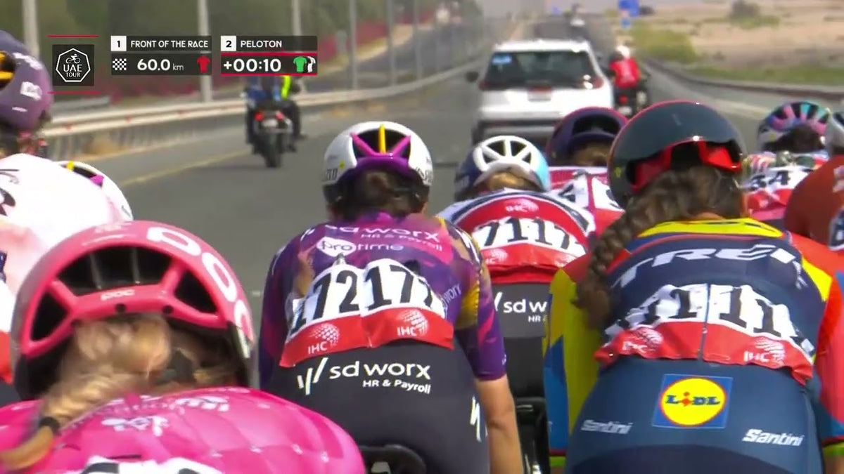 UAE Tour Women 2025, Stage 3: highlights (Giro d'Italia)