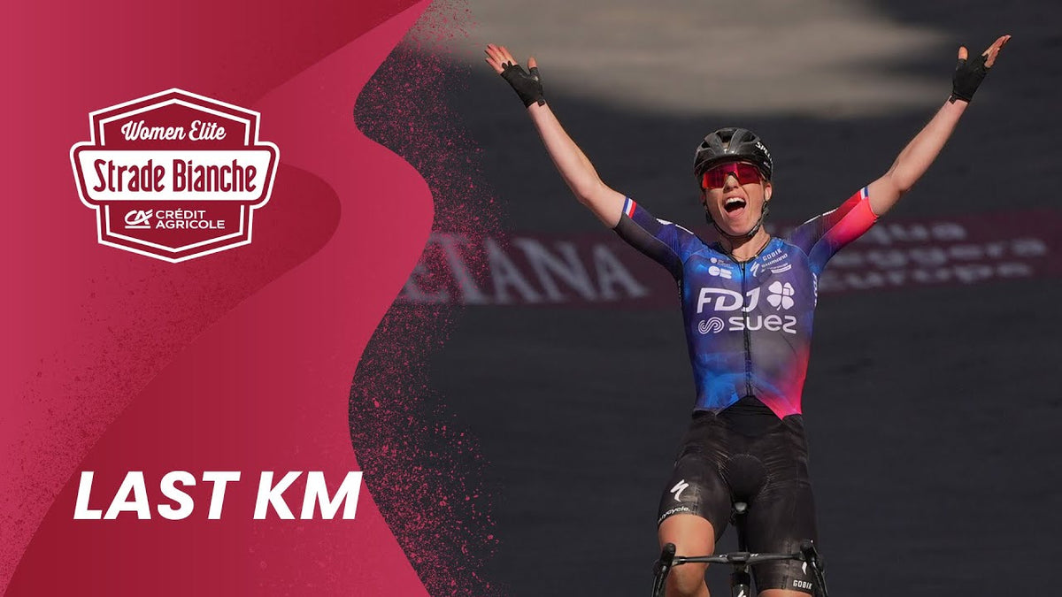 Strade Bianche Donne 2025: final km (Giro d'Italia)