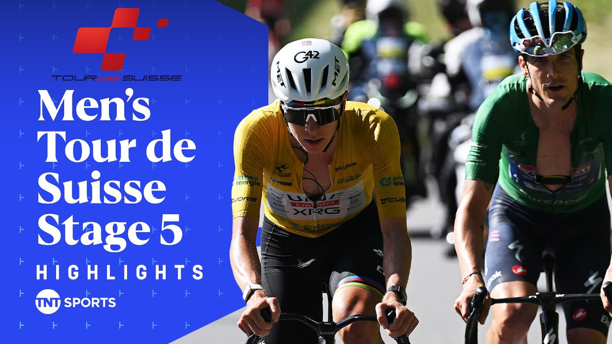 Tour de Suisse 2026, Stage 5: highlights (TNT Sports Cycling)
