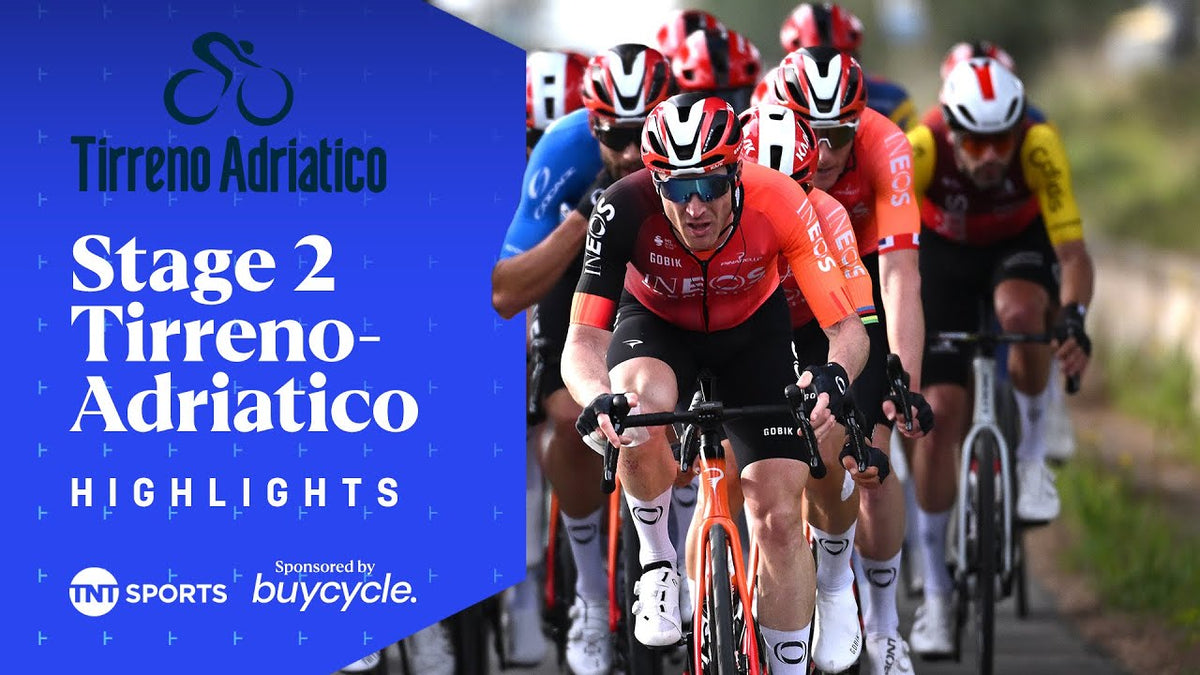 Tirreno-Adriatico 2025, Stage 2: highlights (TNT Sports Cycling)