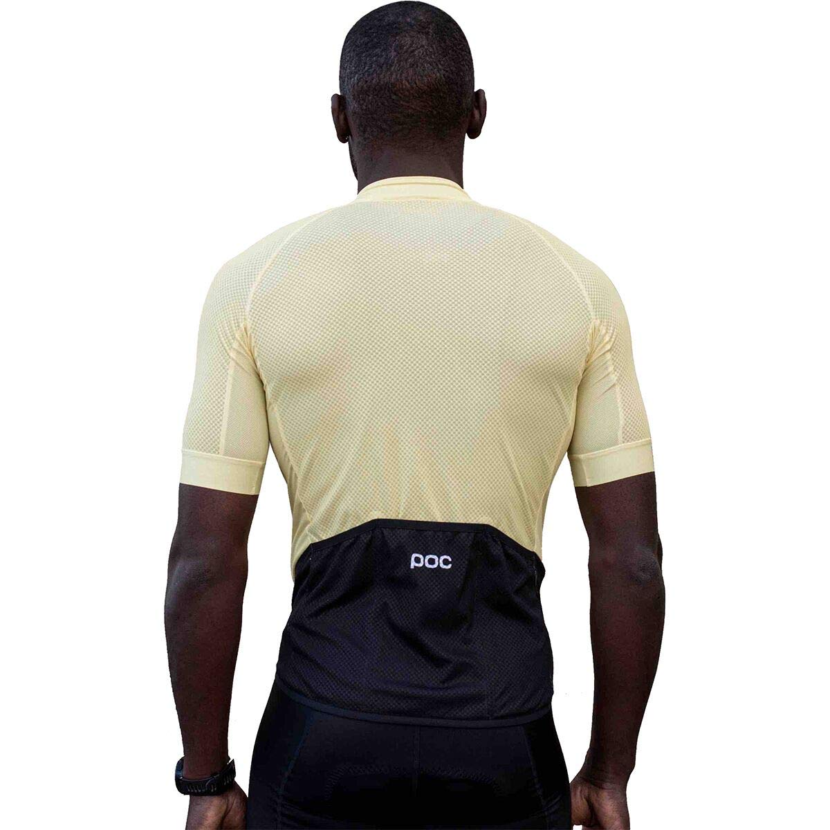 POC, Essential Road Logo Jersey, Light Sulfur Yellow/Sulfur Yellow, SML by NR Outlet