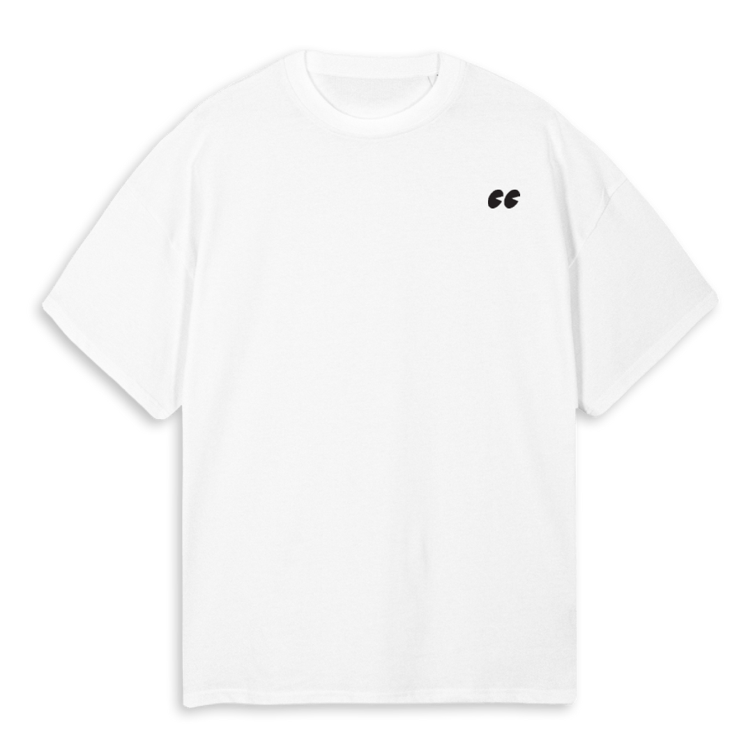 Eyes Front Circle Back Oversized Tee