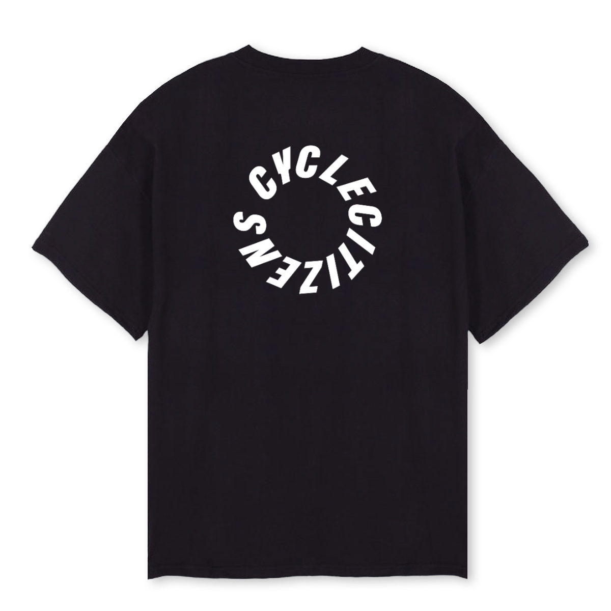 Eyes Front Circle Back Oversized Tee