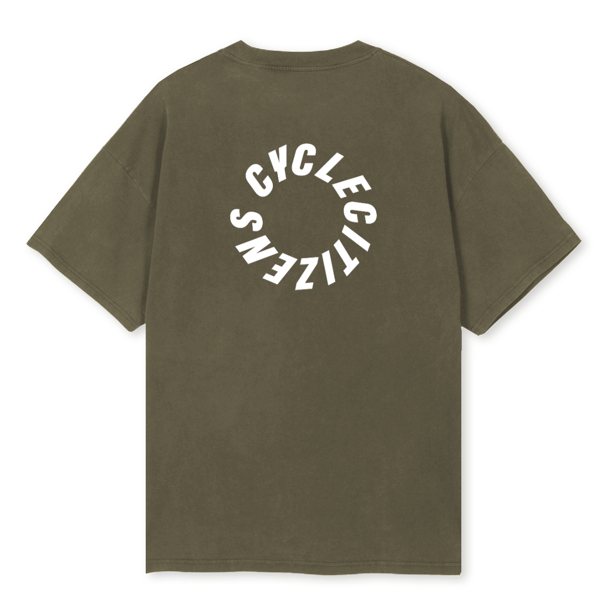 Eyes Front Circle Back Oversized Tee