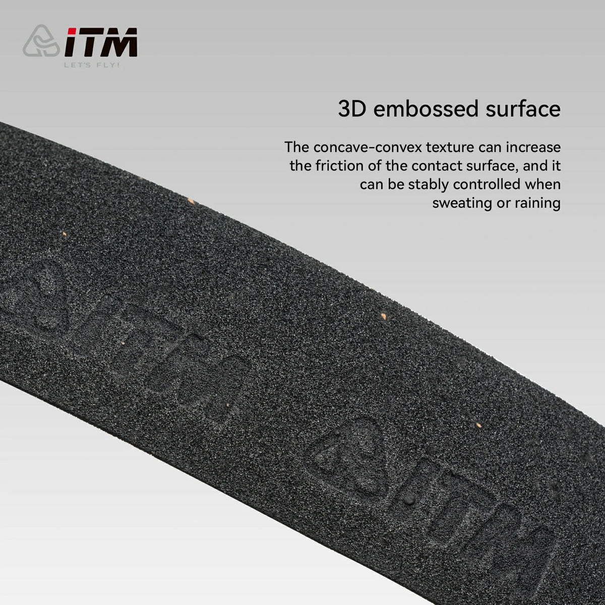 ITM Cork-EVA Road Bike Handlebar Tape – 2.5mm 3D Grip 2 Rolls