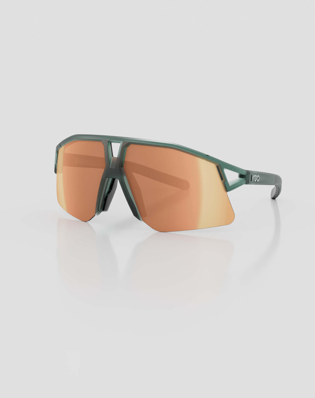 Koo Hype in Green Glass Matt / Copper Mirror