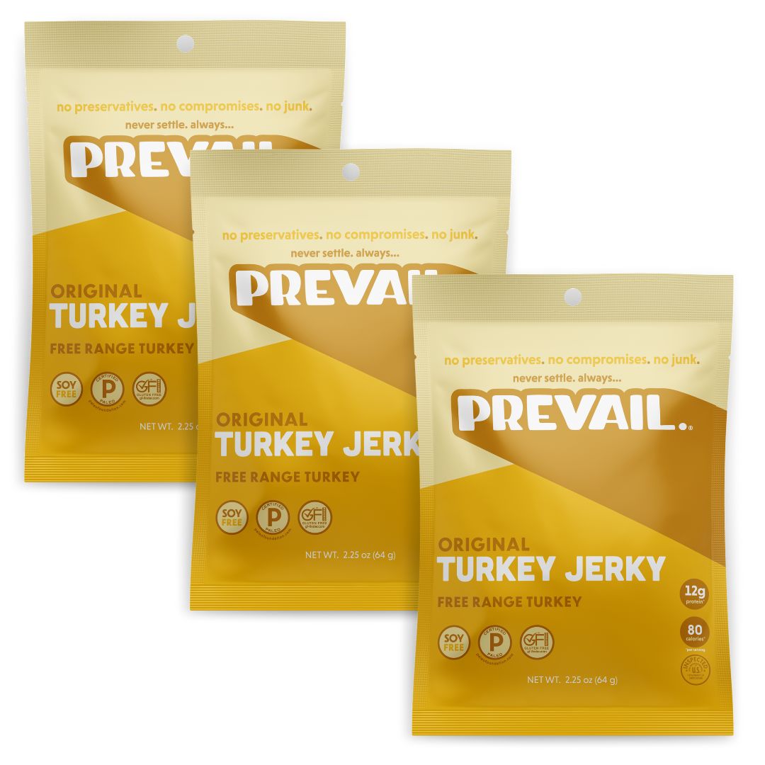 Original Turkey Jerky 3 pack by PREVAIL Jerky