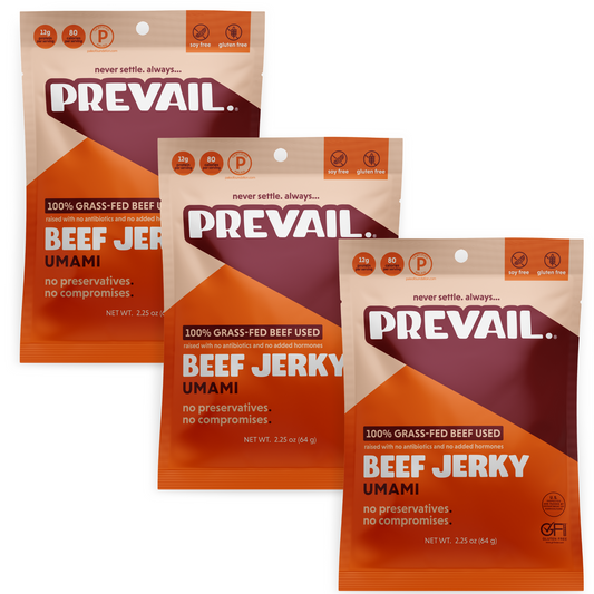 Umami Beef Jerky 3 Pck by PREVAIL Jerky