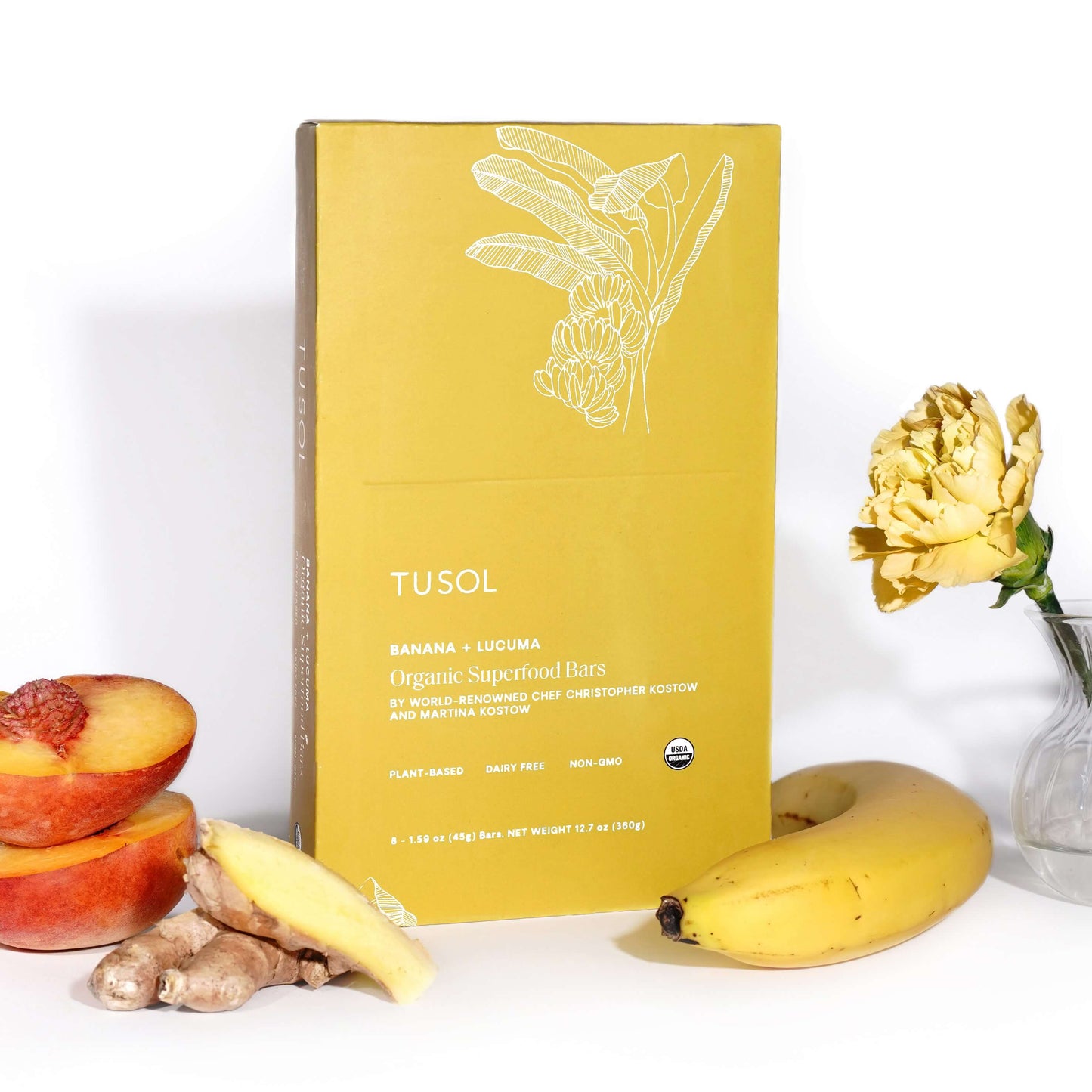 Organic Protein + Superfood Bars by TUSOL Wellness