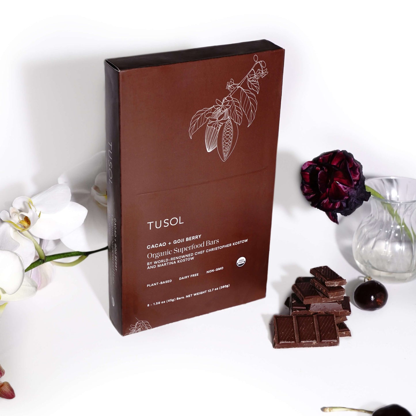 Organic Protein + Superfood Bars by TUSOL Wellness