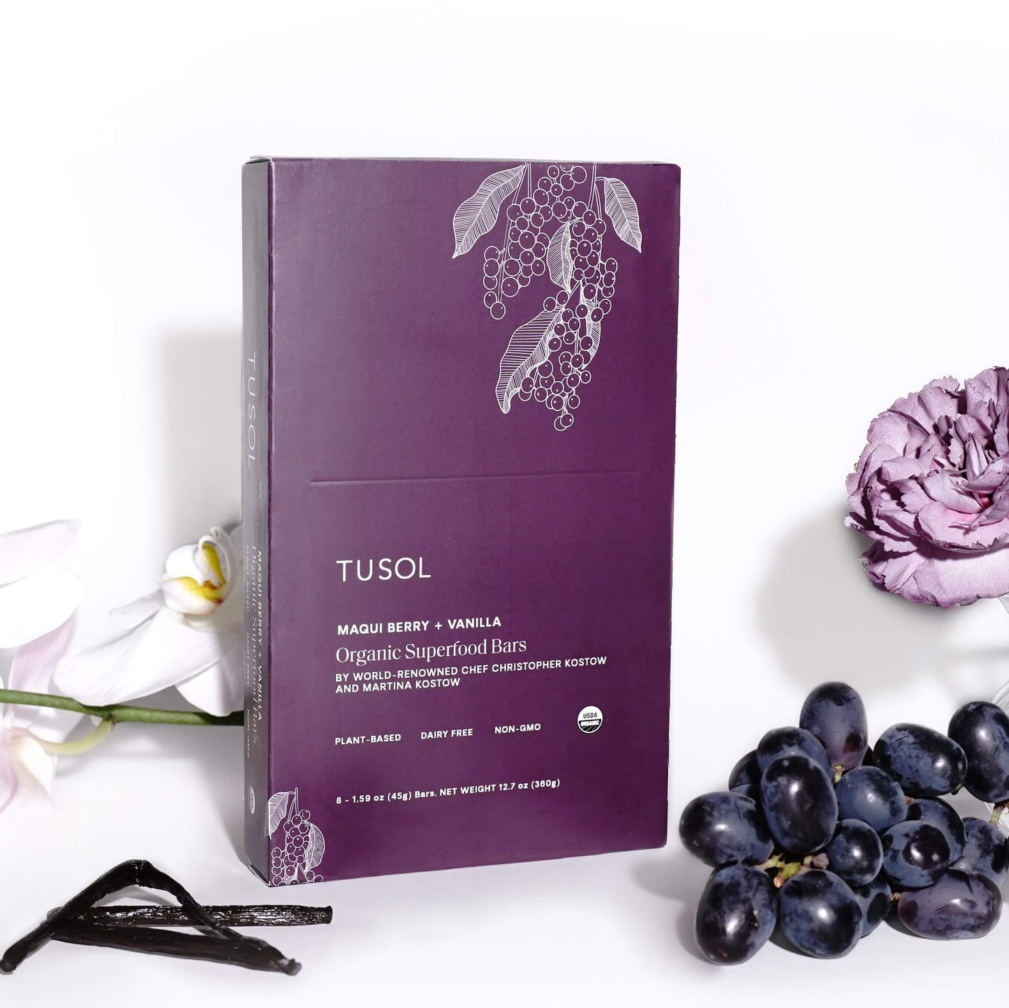 Organic Protein + Superfood Bars by TUSOL Wellness